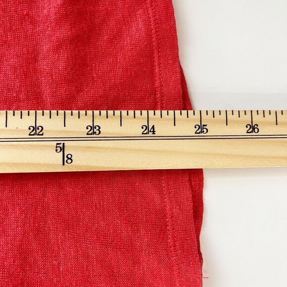 J. Jill Love Linen Tie Front Knotted Short Sleeve Top - Size Medium - Picture 8 of 8